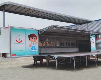Mobile School Education Trailer Vehicle