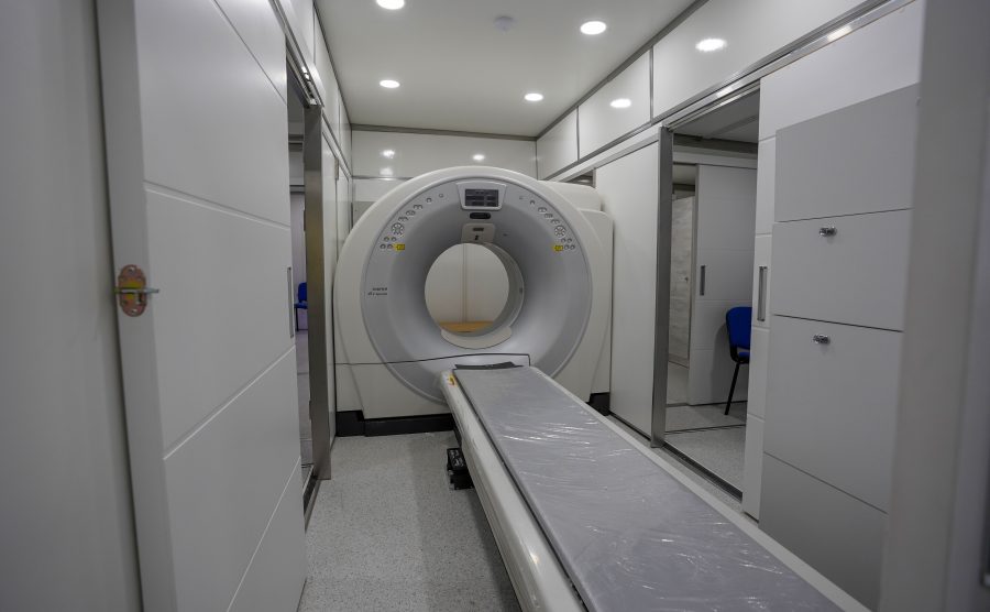 Mobile CT & MRI Clinic Trailer Vehicle